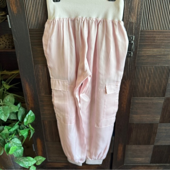 Cinq a Sept Pink Giles Twill Cargo Joggers Sz XS - Picture 12 of 12